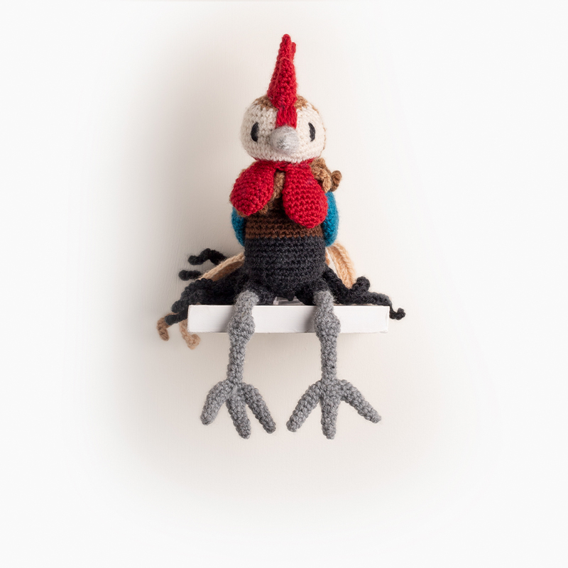 Amigurumi Crochet Yokohama Cockerel Bird